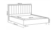 Акционная кровать Эстела 1,6 м