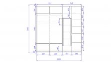 Шафа-купе ERGOSENS Lux 19