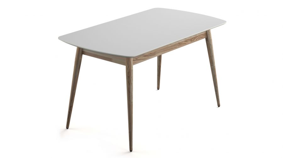 Стіл обідній ніжки натуральні під лаком