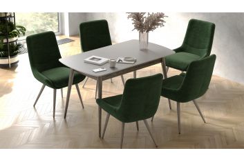 Стіл обідній ніжки горіх